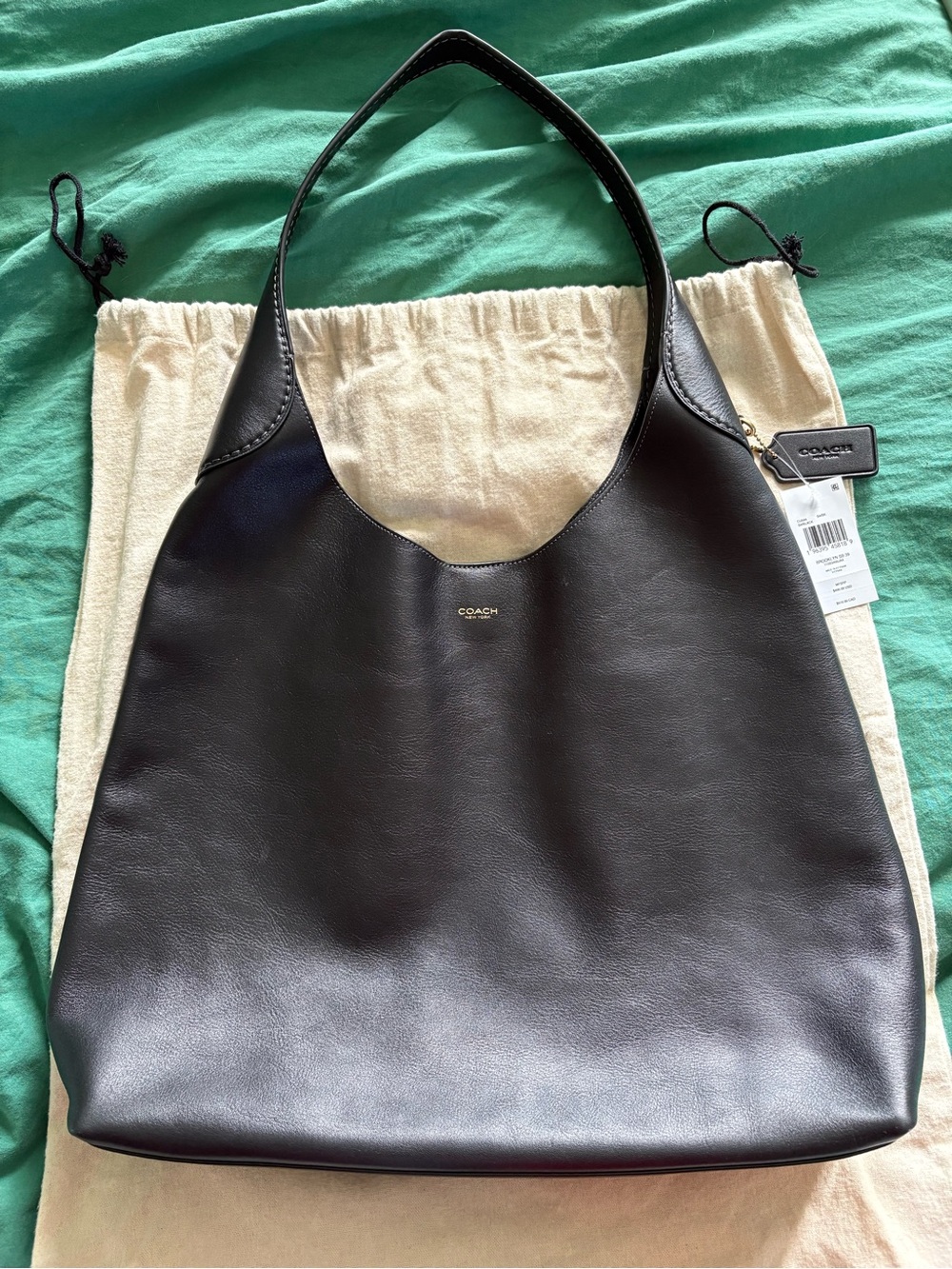 NWT Black Coach Brooklyn 39
